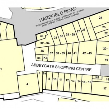 Abbeygate Shopping Centre Nuneaton stores plan