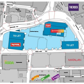 Angouleme Retail Park stores plan