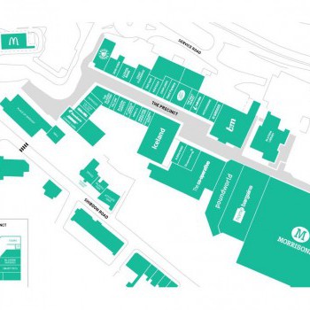 Blaydon Shopping Centre stores plan