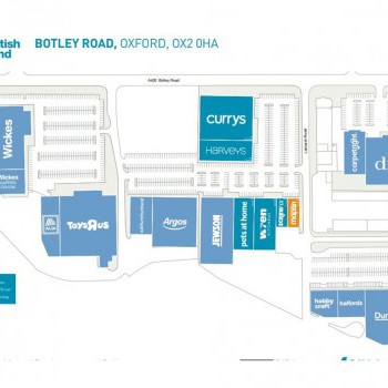 Botley Road Retail Park stores plan