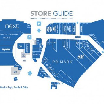 Cascades Shopping Centre stores plan