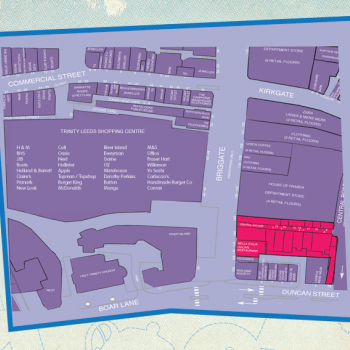 Central Arcade Leeds stores plan