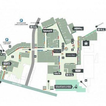 clarks village shops map