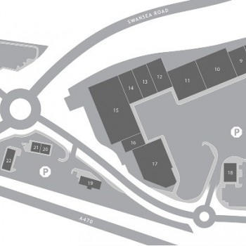 Cyfarthfa Retail Park stores plan