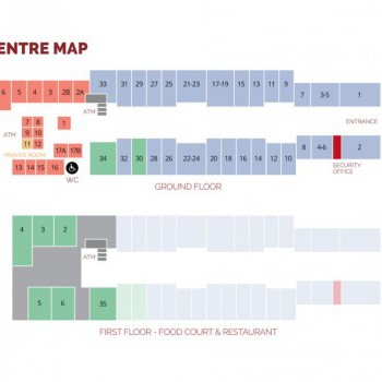 East Shopping Centre stores plan