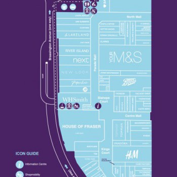 Gracechurch Shopping Centre stores plan