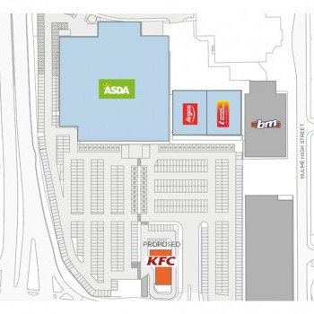 Hulme High Street Retail Park stores plan