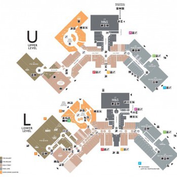 Meadowhall Shopping Centre stores plan