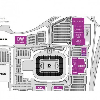 MK1 Shopping & Leisure Park stores plan