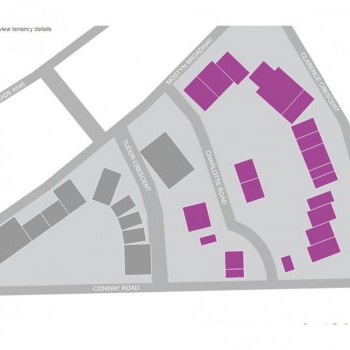 Mostyn Champneys Retail Park stores plan