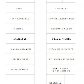 Piccadilly Arcade stores plan