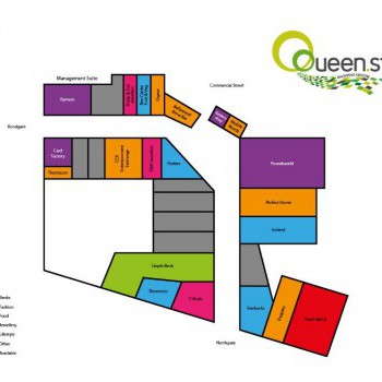 Queen Street Shopping Centre stores plan