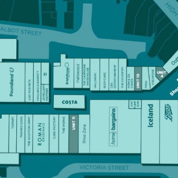 Ryemarket Shopping Centre stores plan