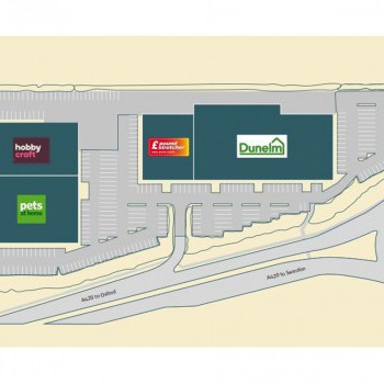 Saint Margarets Retail Park stores plan