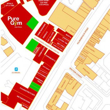 Shawlands Arcade stores plan