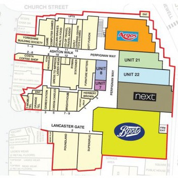 St. Nicholas Arcades stores plan