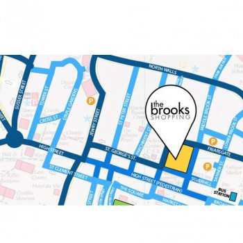 The Brooks Shopping Centre stores plan