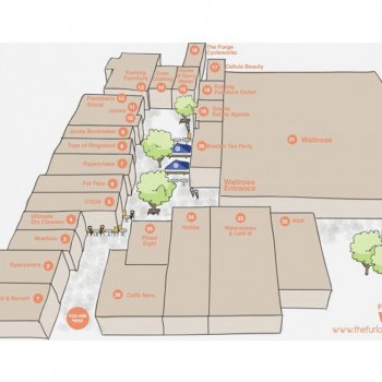 The Furlong Shopping Centre stores plan