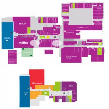 The Harvey Shopping Centre stores plan