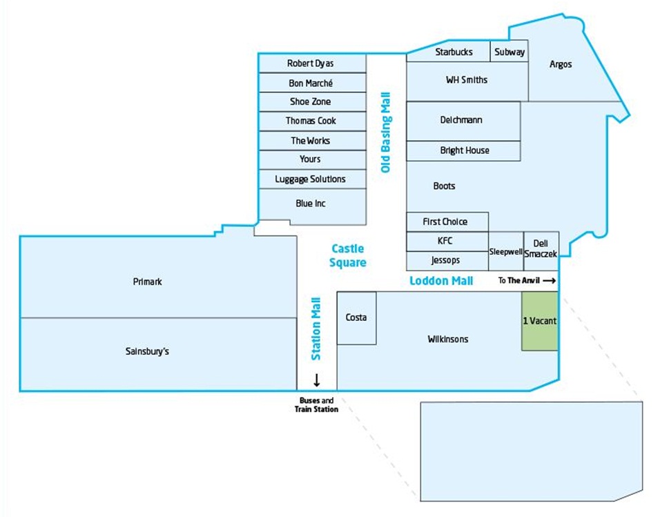 The Malls Shopping Centre - 22 stores (shopping centre in Basingstoke