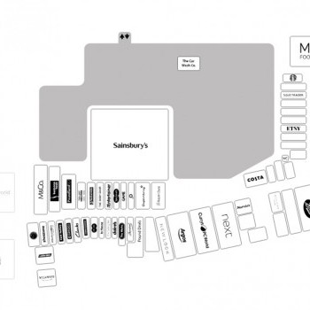 The Orchard Centre stores plan