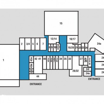 The Park Centre Shopping Centre stores plan