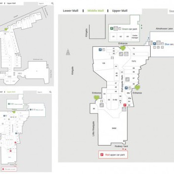 The Ridings Shopping Centre stores plan