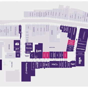 The Walnuts Shopping Centre stores plan