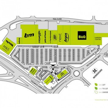 Victoria Retail Park stores plan